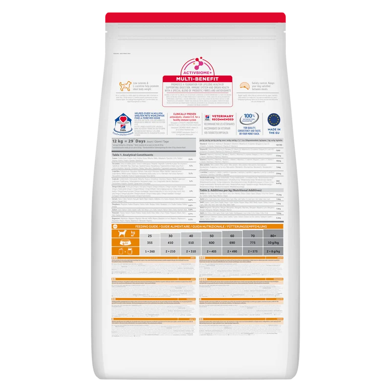 HILL'S SCIENCE PLAN Adult Light Large Breed Alimento secco per cani al pollo - 14kg