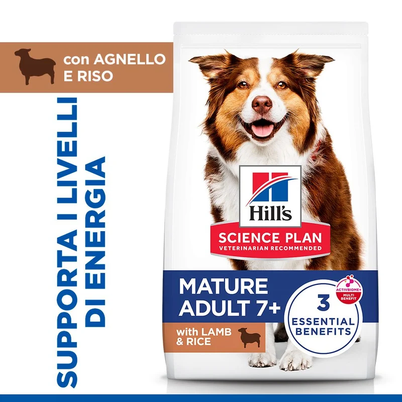 HILL'S SCIENCE PLAN Mature Adult Medium Alimento secco per Cani all'Agnello & Riso - 14kg