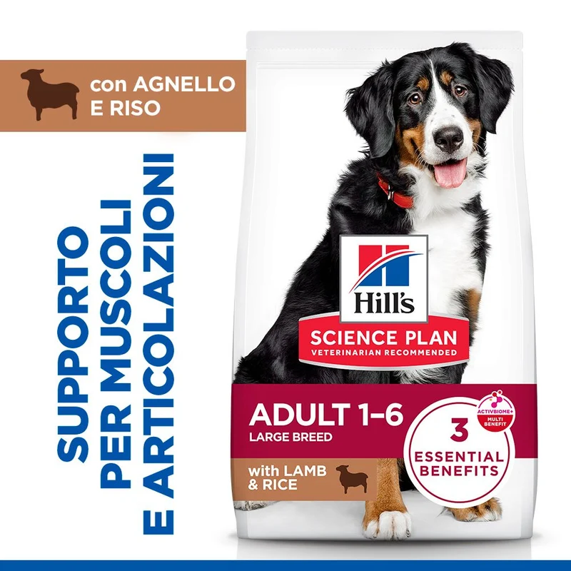 HILL'S SCIENCE PLAN Adult Large Breed Alimento secco per cani all'agnello e riso - 14kg