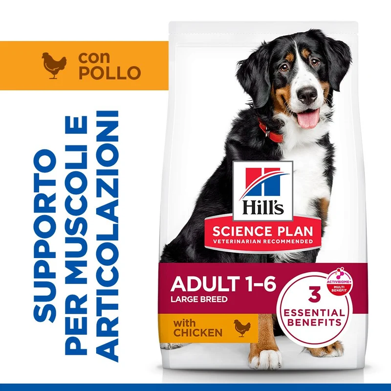 HILL'S SCIENCE PLAN Adult Large Breed Alimento secco per cani al pollo - 14kg
