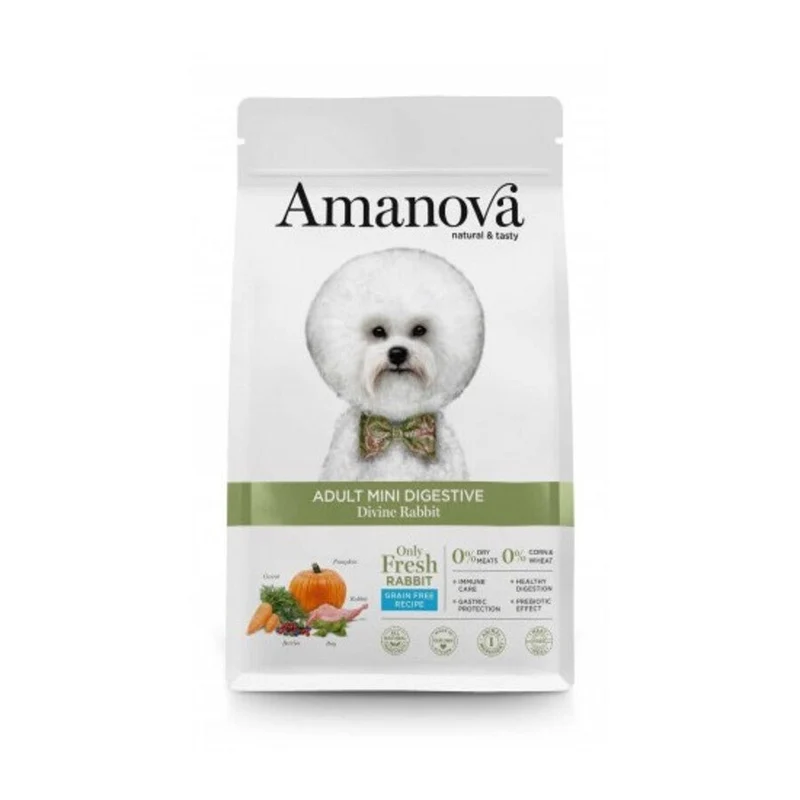 Amanova Cibo Per Cane Adult Mini Digestive Divine Rabbit