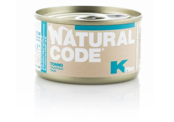 Natural Code Kitten Cibo Umido Lattina 85gr