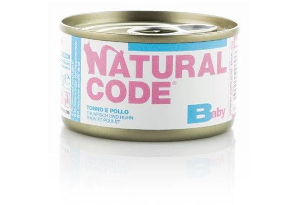 Natural Code Kitten Cibo Umido Lattina 85gr