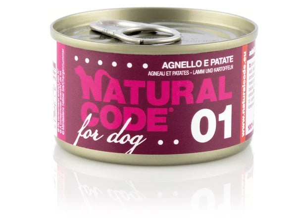 Natural Code - 01 Agnello E Patate per Cani