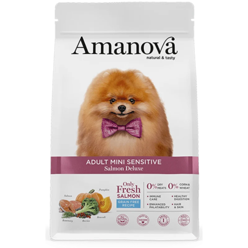 Amanova Cibo Per Cane Adult Mini Sensitive Salmon Deluxe