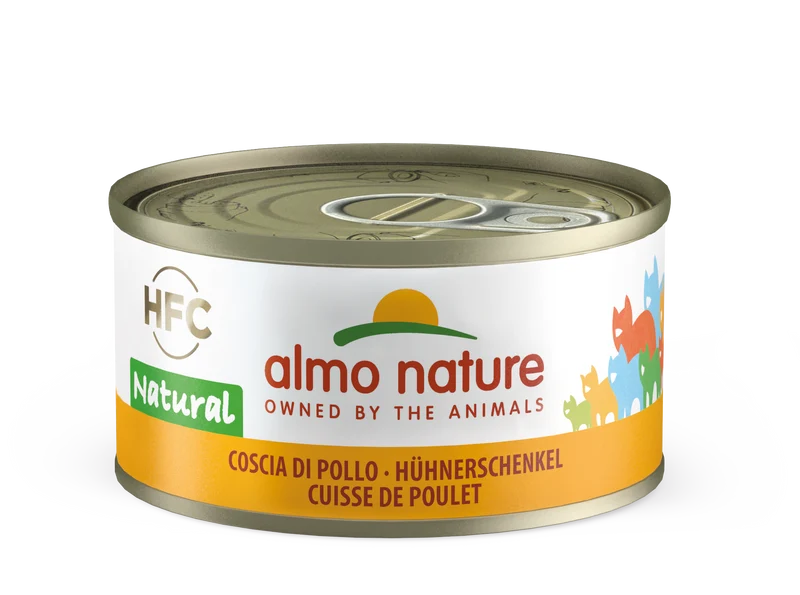ALMO CAT HFC CAT Natural - Coscia di Pollo 55gr, 70gr e 140gr