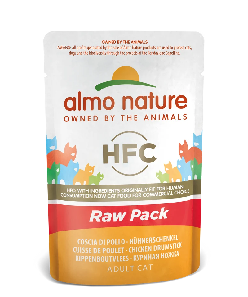 ALMO CAT HFC CAT Natural - Coscia di Pollo 55gr, 70gr e 140gr