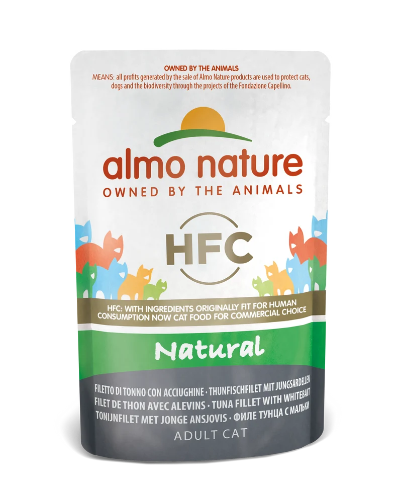 ALMO CAT HFC CAT Natural - Tonno con Acciughine 55gr 70gr e 140gr