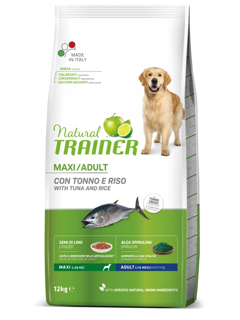 Natural Trainer cane Adult Maxi con tonno