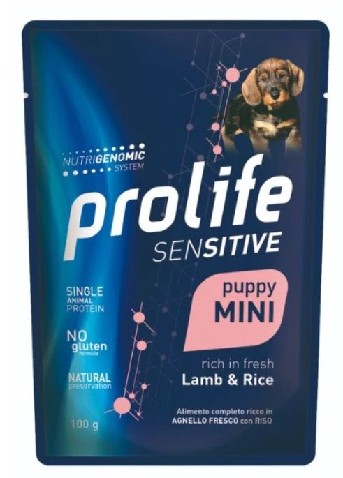 Dog Sensitive Puppy Agnello E Riso Mini