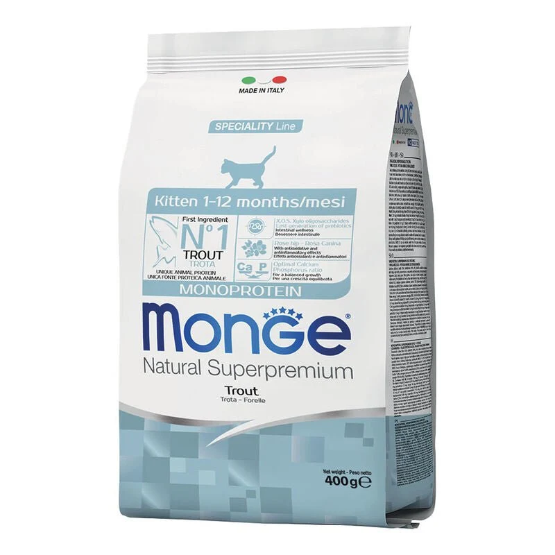 Monge Natural Superpremium Monoprotein Gattino Trota