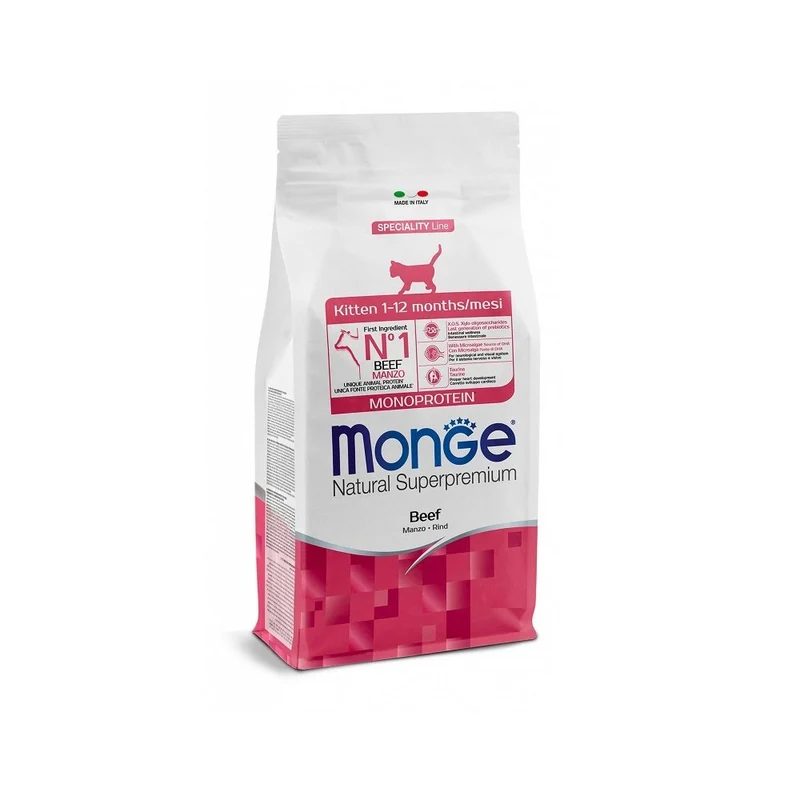 Monge Natural Superpremium Monoprotein Gattino 1-12 mesi Manzo