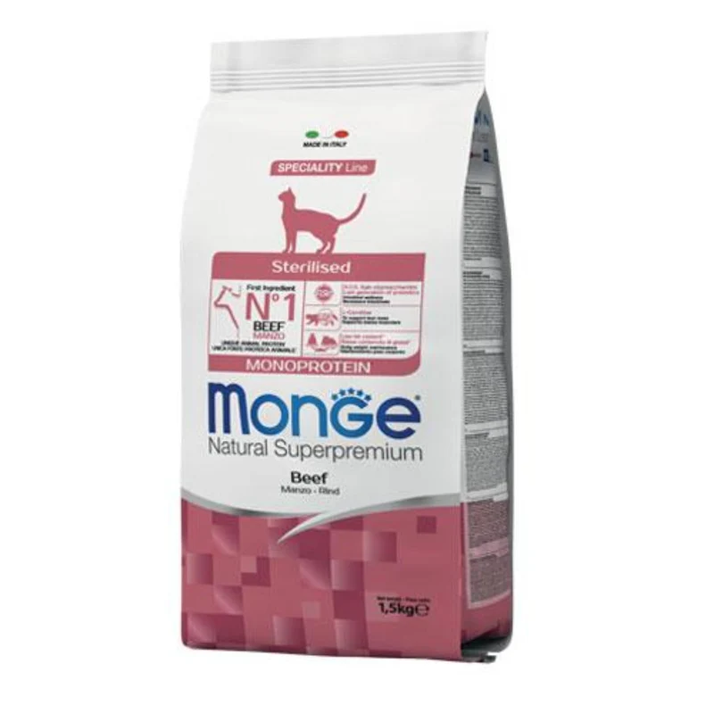 Monge Natural Superpremium Monoprotein Gattino 1-12 mesi Manzo