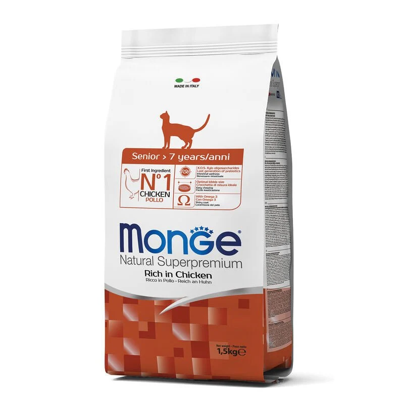 Monge Natural Superpremium Gatto Anziano Pollo