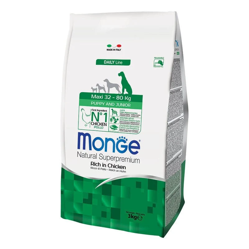 Monge Natural Superpremium Cane Puppy Maxi Pollo