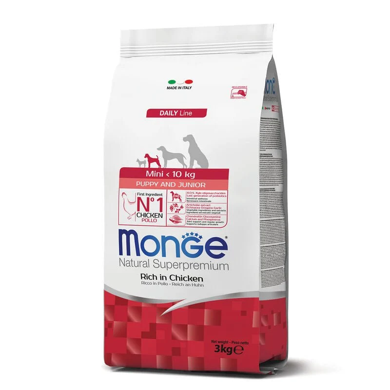 Monge Natural Superpremium Cane Puppy Mini Pollo