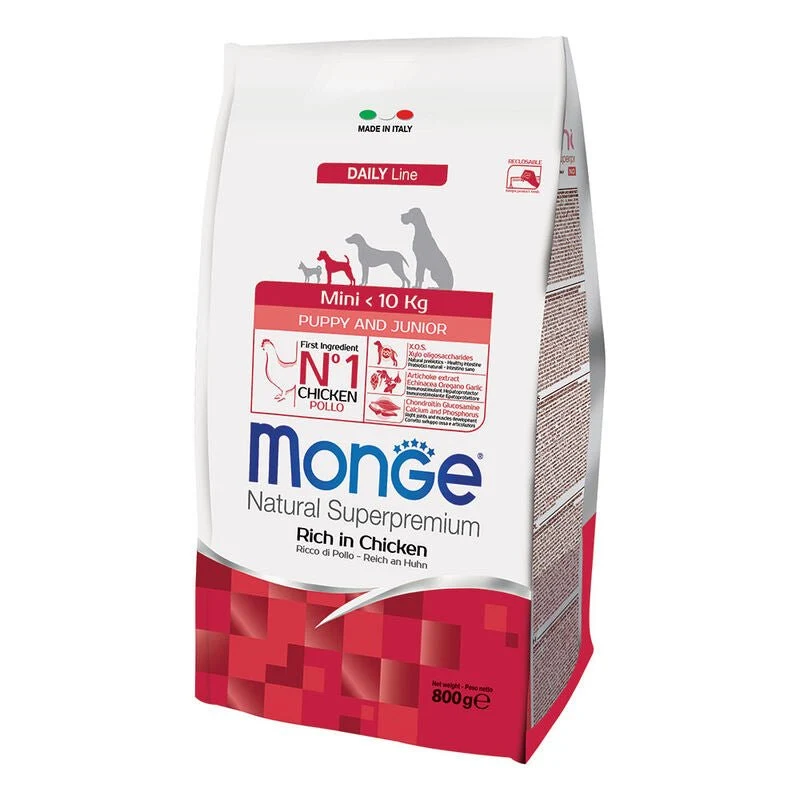 Monge Natural Superpremium Cane Puppy Mini Pollo