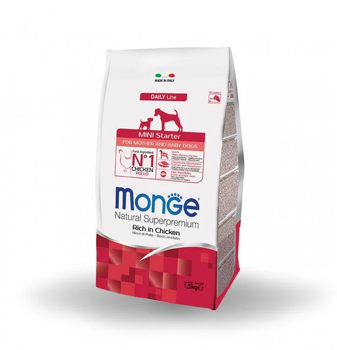 Monge Natural Superpremium Cane Mini Starter Pollo 1.5 Kg