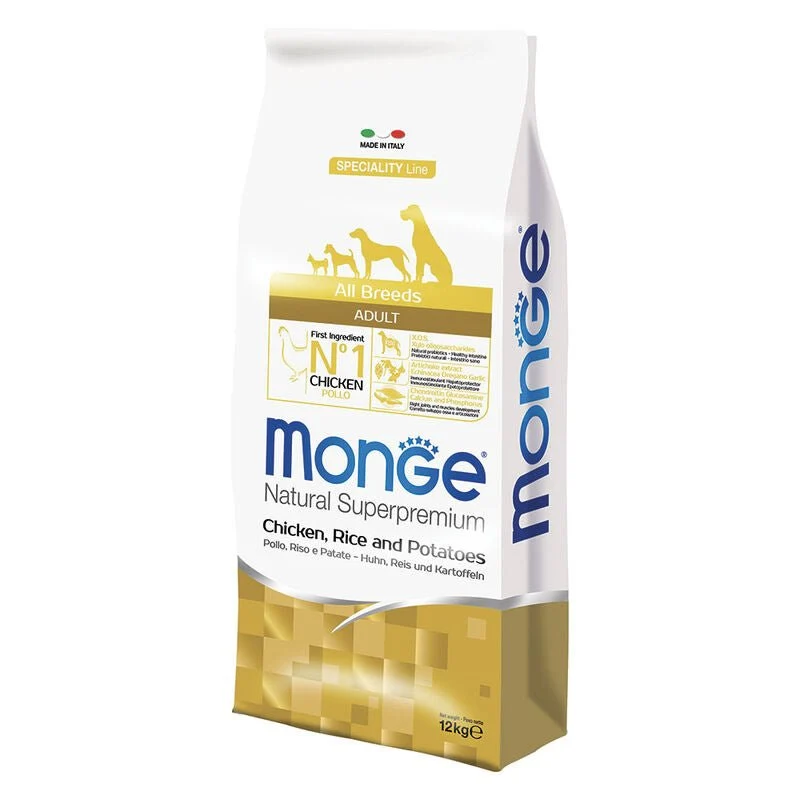 Monge Natural Superpremium Cane Adult Pollo, Riso & Patate