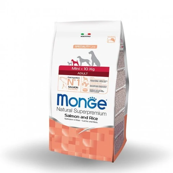 Monge Natural Superpremium Cane Adult Mini Salmone & Riso