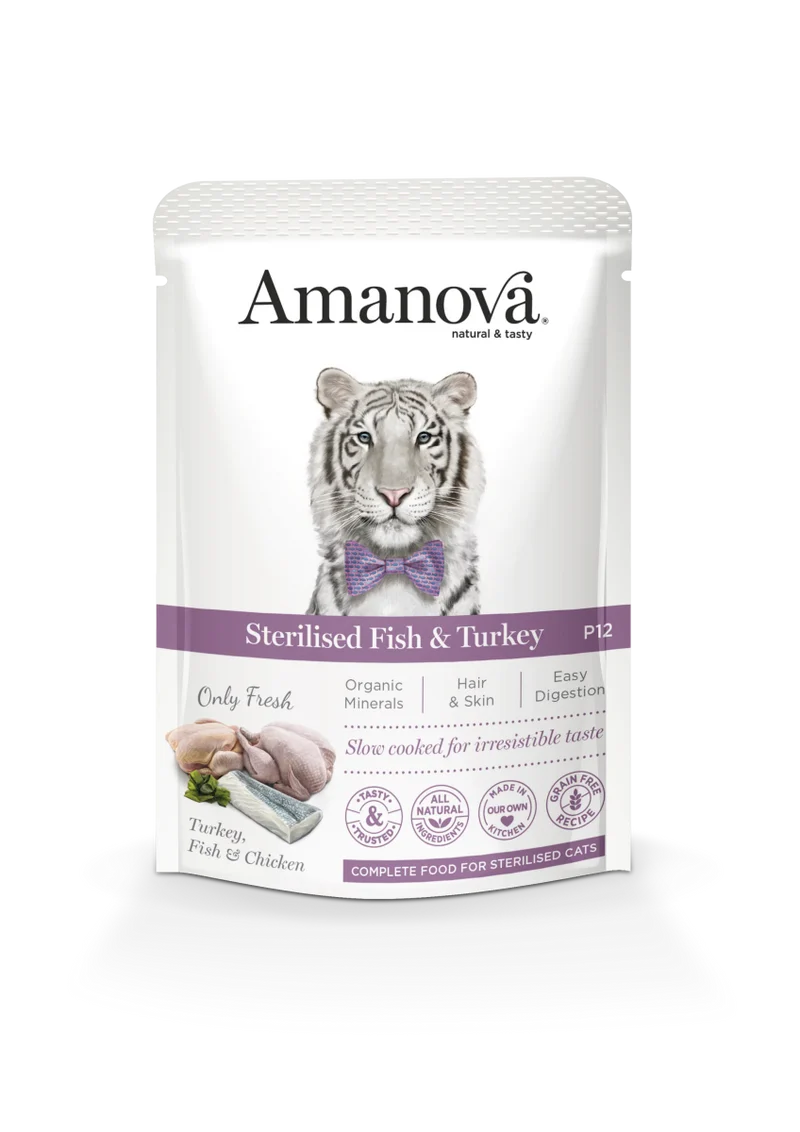 Amanova Cibo Per Gatto Pouch Steril 85G