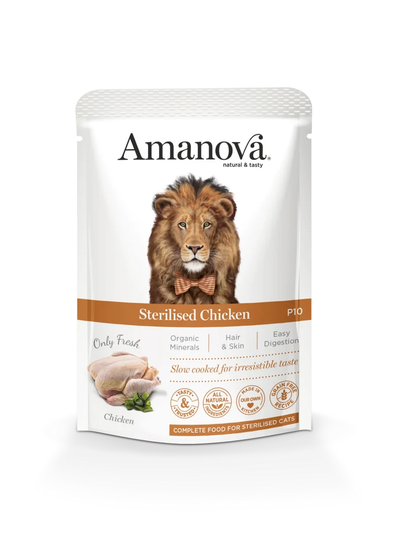 Amanova Cibo Per Gatto Pouch Steril 85G