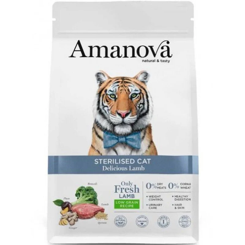 Amanova Cibo Per Gatti Sterilised Delicious Lamb