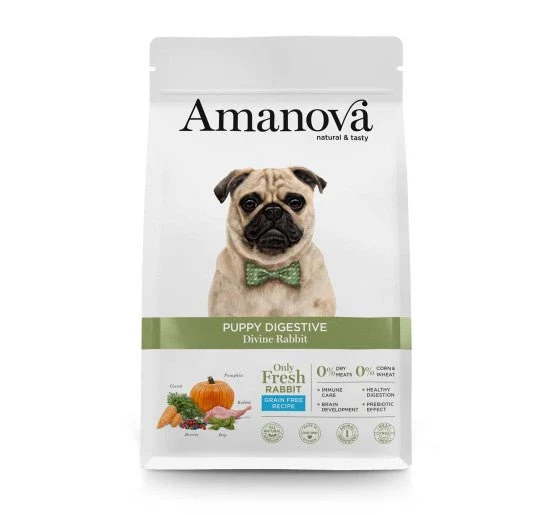 Amanova Cibo Per Cane Puppy Digestive Divine Rabbit