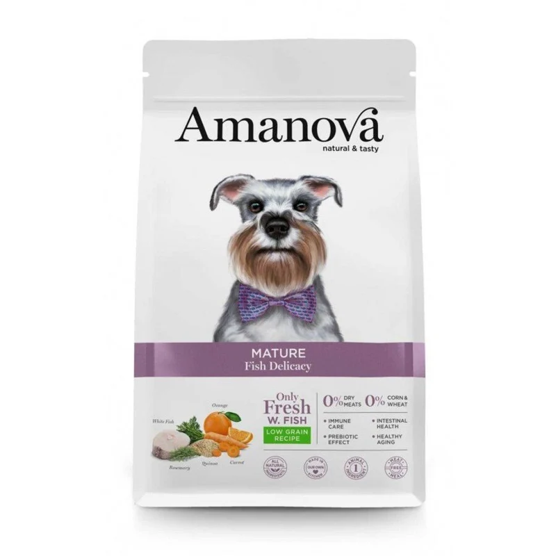 Amanova Cibo Per Cane Adult Mature Fish Delicacy
