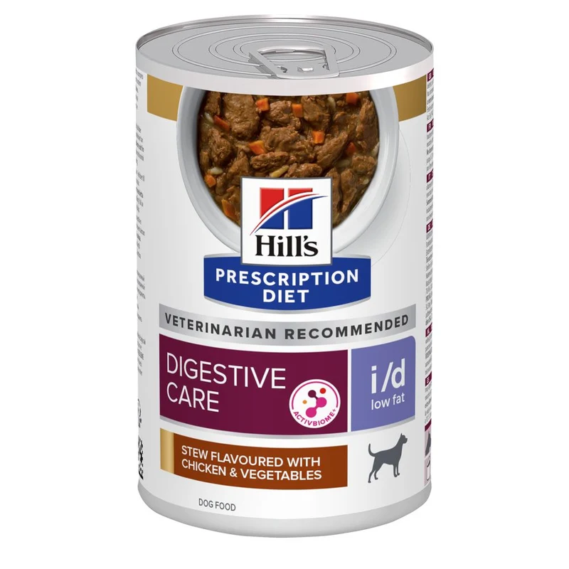 Hill's PRESCRIPTION DIET i/d Low Fat spezzatino Per cani aromatizzato con pollo e verdure