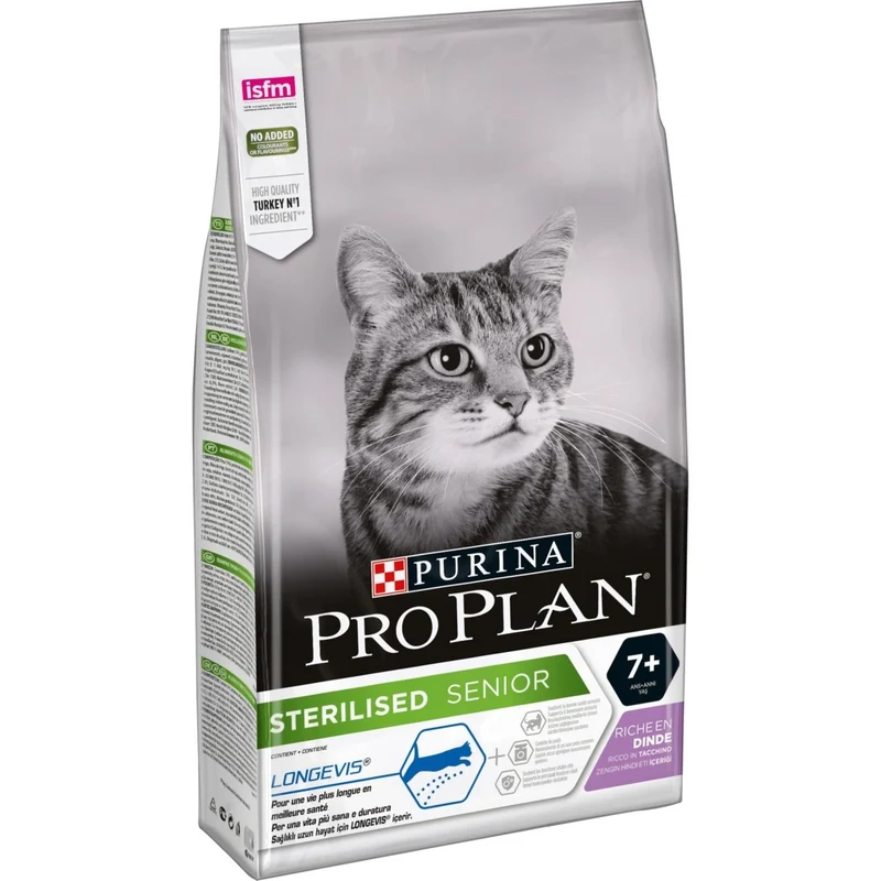 Purina Pro Plan 1,5Kg Per Gatti Senior +7 Tacchino