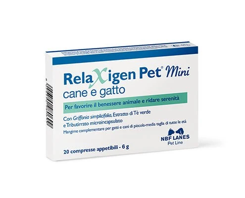 Nbf Relaxigen Pet Mini Cane E Gatto 20 Compresse