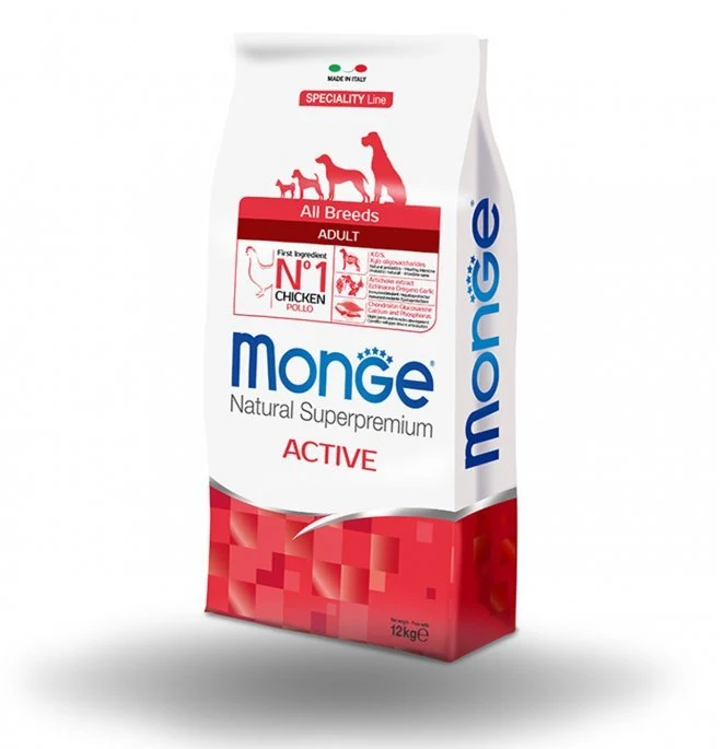 Monge Natural Superpremium Active Cane Adult Pollo 12 Kg