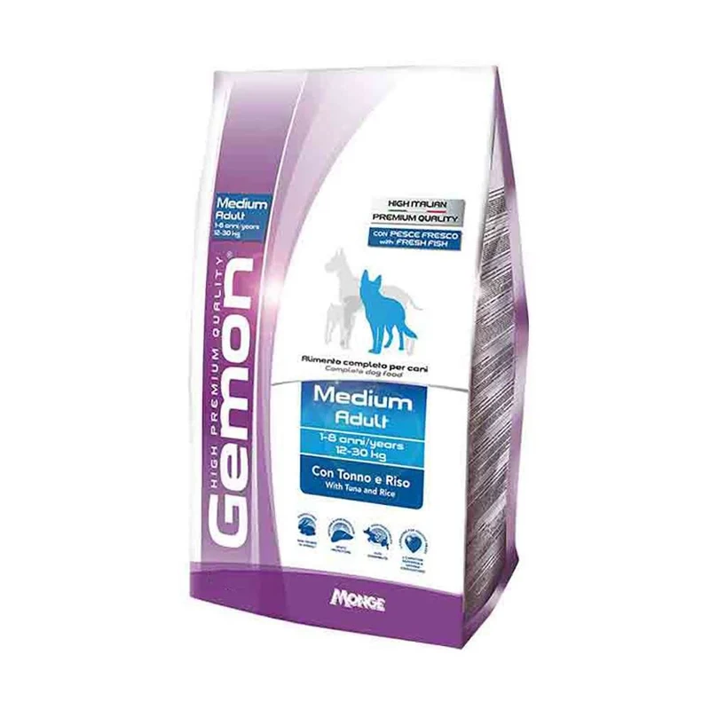 Gemon Cane Medium Adult Con Tonno E Riso