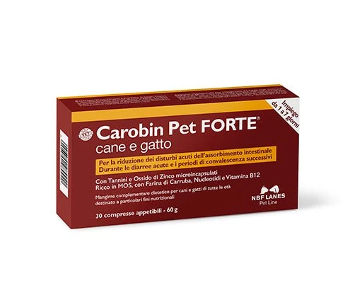Nbf Carobin Pet Forte Cane E Gatto 30 Comp. 2.000Mg