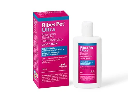 Nbf Ribes Pet Ultra Cane E Gatto Shampoo Balsamo Dermatologico 200Ml