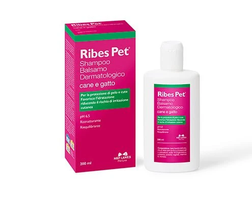 Nbf Ribes Pet Cane E Gatto Shampoo Balsamo Dermatologico 200Ml