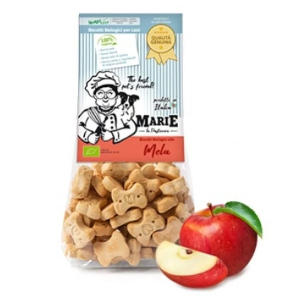 Biscotto Biologico Alla Mela 210 Gr Per Cani