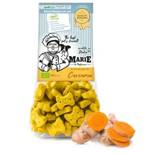 Biscotto Biologico Alla Curcuma 210 Gr Per Cani