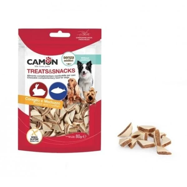 Treats&Snack Coniglio E Merluzzo Per Cani