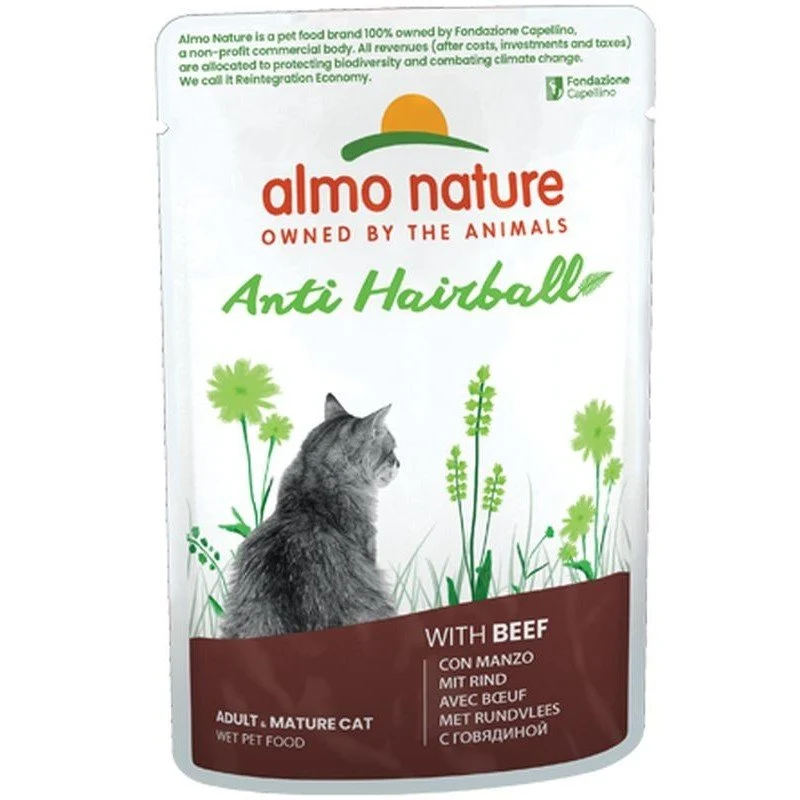 Almo Nature Anti Hairball Funz. Gr. 70 Per Gatti