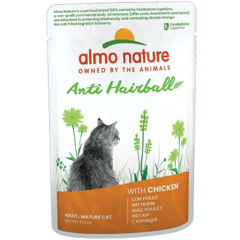 Almo Nature Anti Hairball Funz. Gr. 70 Per Gatti