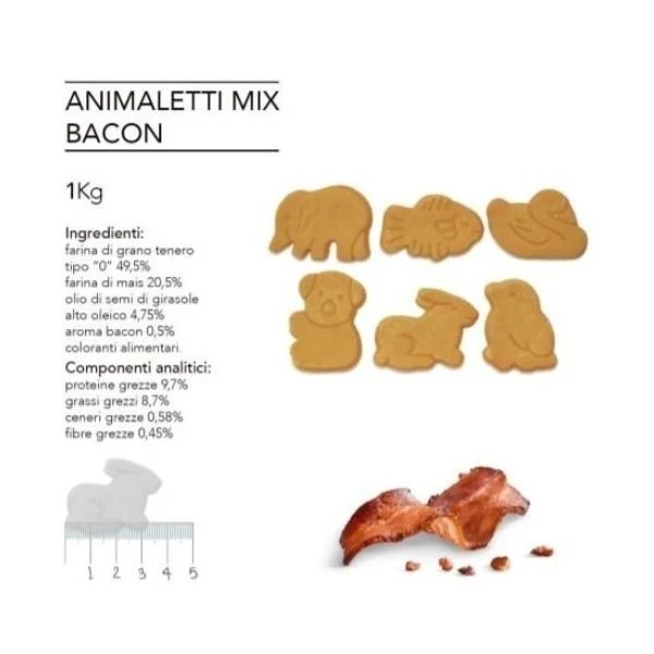 Biscottini Mix Al Bacon Per Cani