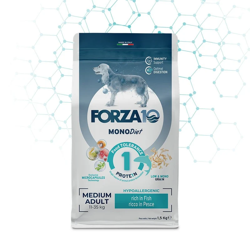 Forza10 Diet Cibo Per Cani Medium Gusto Pesce