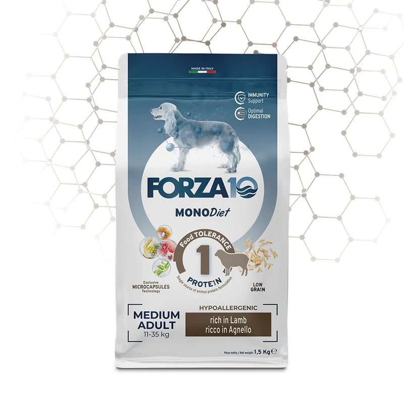 Forza10 Diet Cibo Per Cani Medium Gusto Agnello