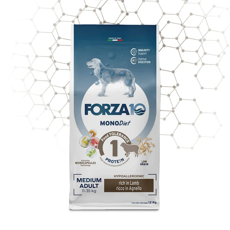 Forza10 Diet Cibo Per Cani Medium Gusto Agnello