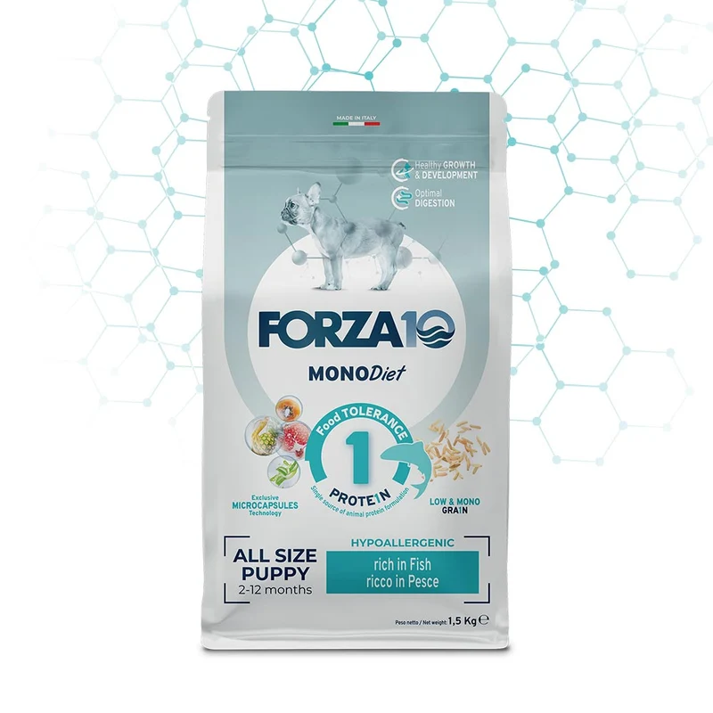 Forza 10 Diet Cibo Per Cani Puppy Gusto Pesce 1,5Kg