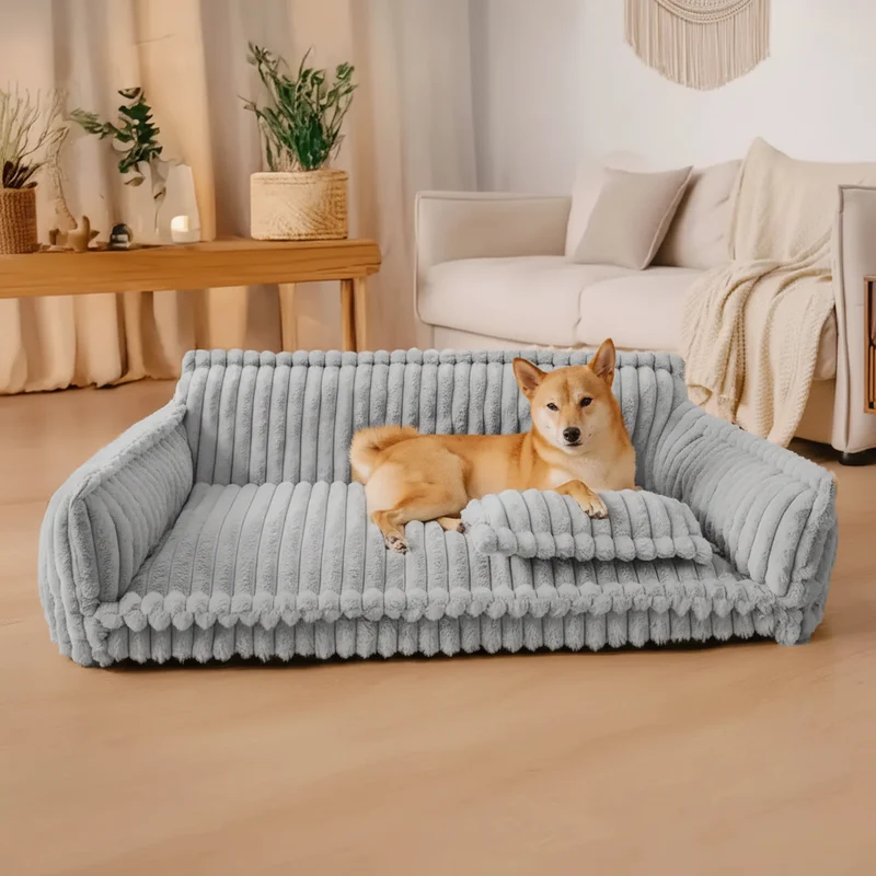 Dog Bed Washable Dog Sofa Bed Raised Edges Large Dogs