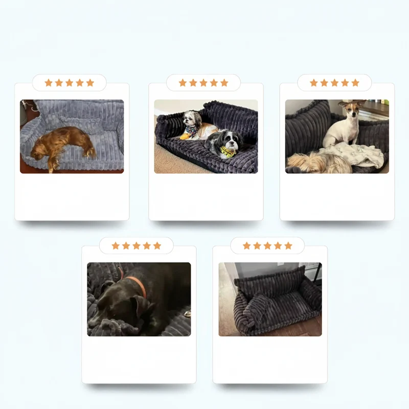 Dog Bed Washable Dog Sofa Bed Raised Edges Large Dogs
