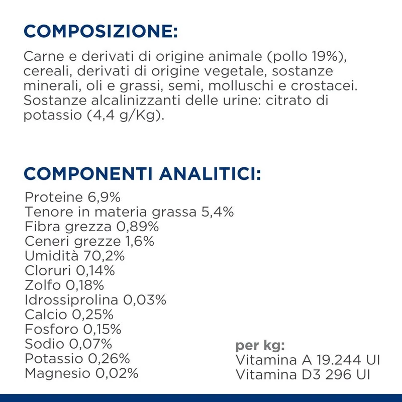 Hill's PRESCRIPTION DIET c/d Multicare alimento per cani con pollo Patè 370gr